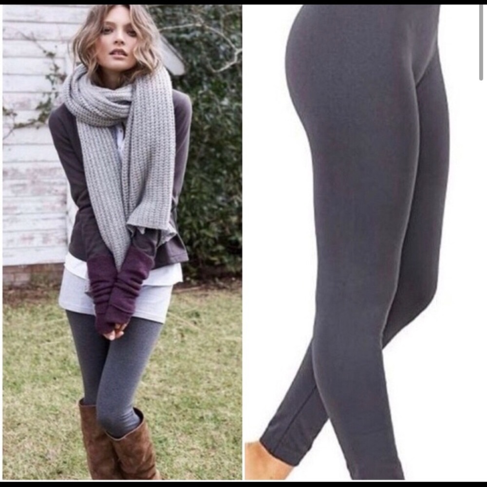 💗 Host Pick 💗 Comfy Fleece Lined Leggings - Picture 3 of 9